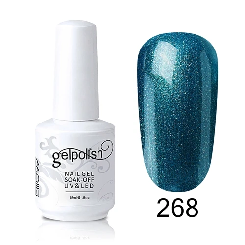 GNS268 Elite99 15 мл Лак для ногтей Soak Off UV Stamping paint Gellak лак для ногтей светодио дный лампа Gelpolish Lucky лак гибридные лаковые чернила - Цвет: GNS268