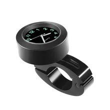 Водонепроницаемый часы велосипед мотоцикл руль черный/серебристый часы кварцевые часы для Davidson Harley Honda Yamaha Kawasaki