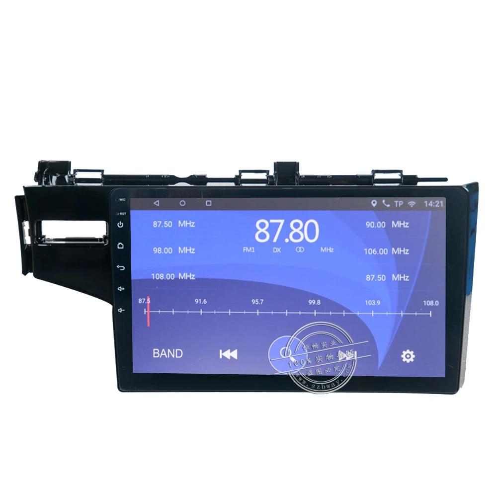 Best HACTIVOL 10.1" Quad core car radio gps navi for Honda FIT 2014 android 7.0 car DVD video player with 1G RAM 16G ROM 2