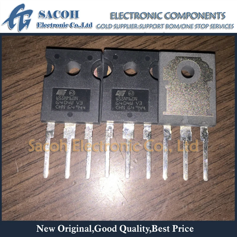 10 шт. STW55NM60N 55NM60N STW55NM60ND 55NM60ND TO-247 51A 600V n-ch MOSFET транзистор