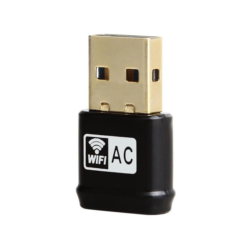 Creacube USB WiFi адаптер 600 Мбит/с беспроводная сетевая карта Двухдиапазонная 2,4G/5,8G 5G WLAN карта с кнопкой WPS для настольного ПК