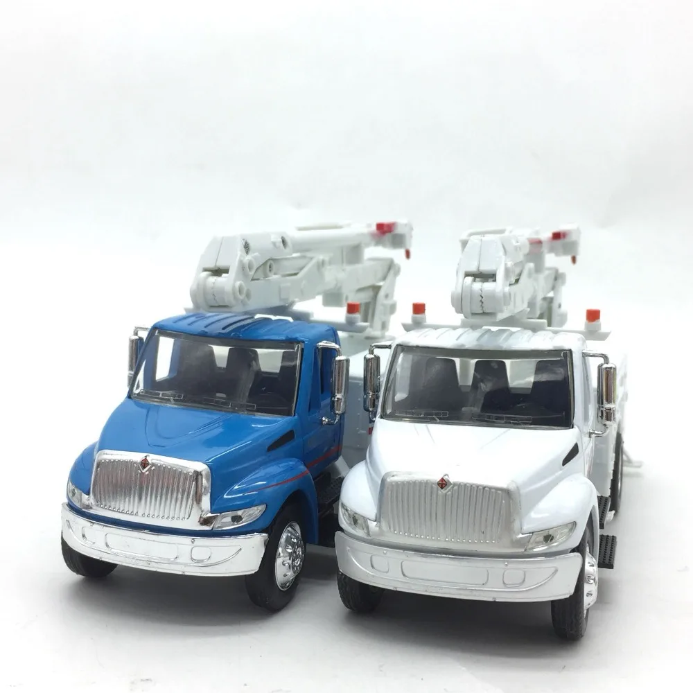 

1:43 street lamp engineering car 1/43 alloy car model length 18cm