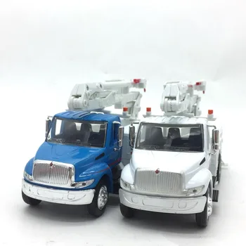

1:43 street lamp engineering car 1/43 alloy car model length 18cm