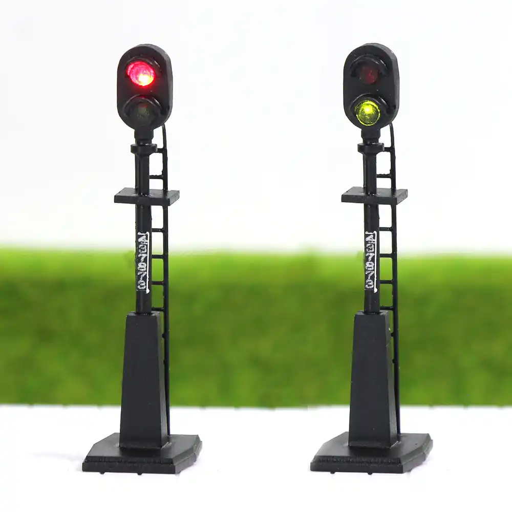 JTD4RG 5PCS HO O N scale LEDs made Railroad Signals for Railway signal