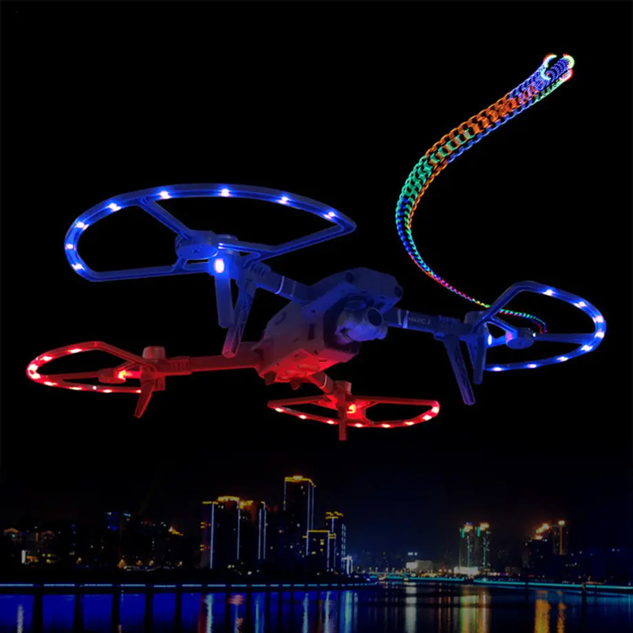 

8743F LED Propeller Guards with Landing Gear Stabilizers Extensions for MAVIC 2 Pro/MAVIC 2 Zoom Drone Accessories