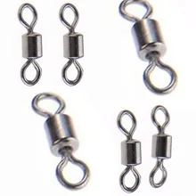 Новая распродажа 100 шт. роликовые Вертлюги 10#10 мм крупный Карп практичная Рыболовная Снасть мини