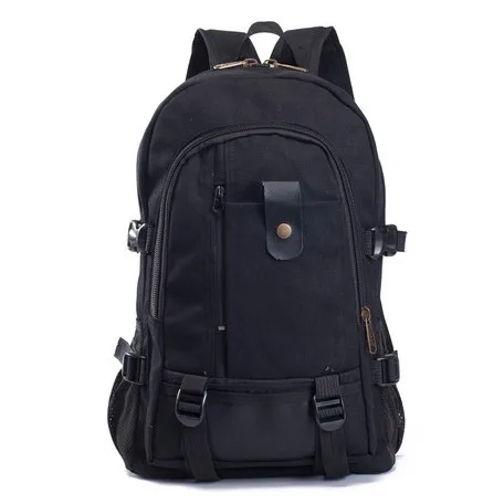 Популярный тренд, повседневный мужской рюкзак, дешевая студенческая сумка, унисекс, рюкзак для путешествий, большая сумка для ноутбука для мужчин и женщин - Цвет: Black