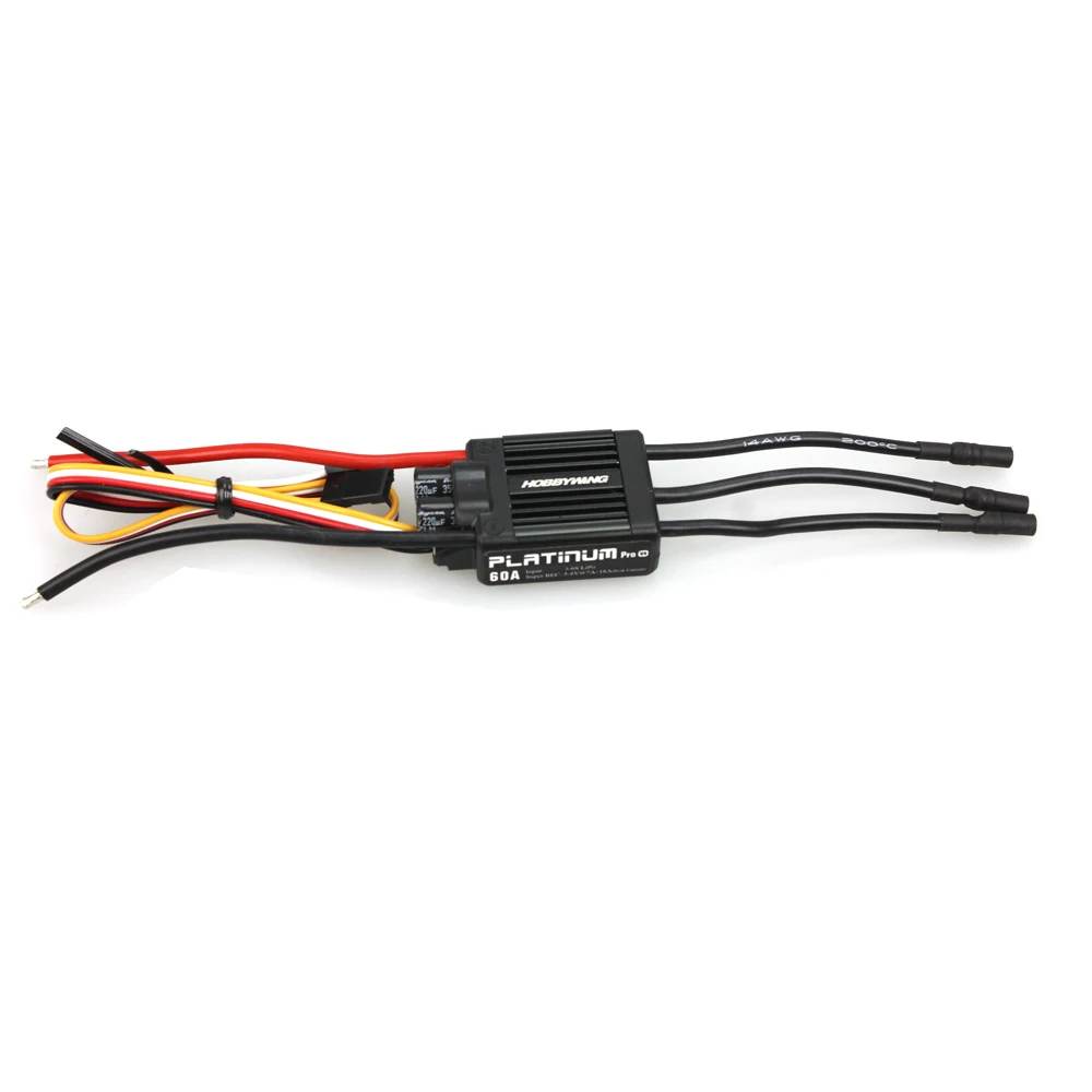 F17552/3 HobbyWing Platinum 50A / 60A V3/ V4 бесщеточный электронный регулятор скорости ESC для