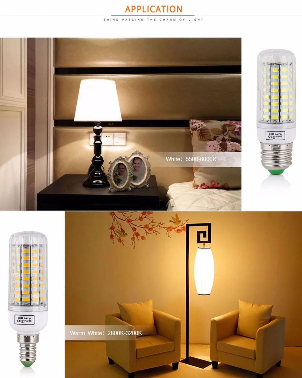 E27 E14 LED Corn Bulbs (61)