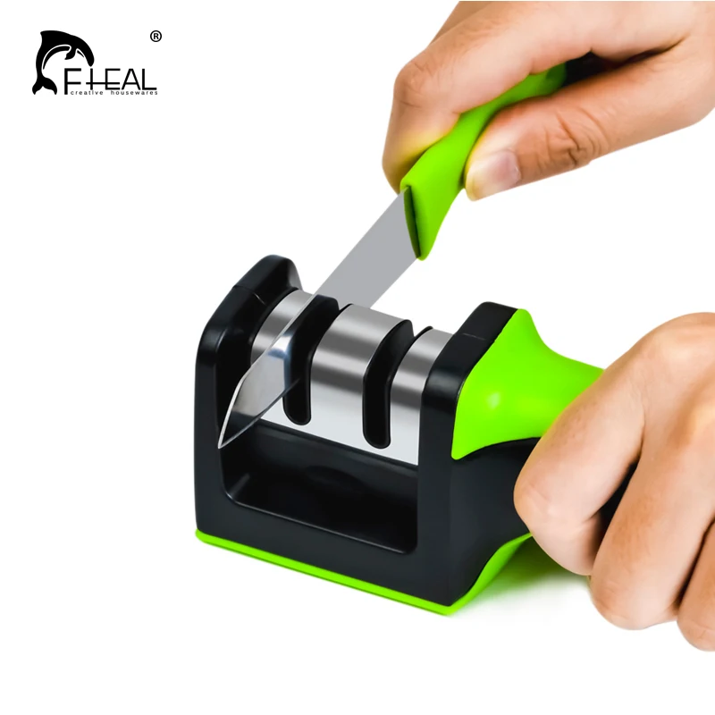FHEAL Professional Knife Sharpener Diamond Tungsten Stainless Steel