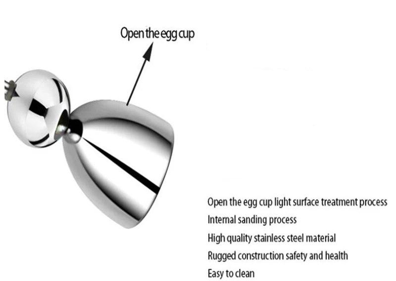 Творческое яйцо открывалка из нержавеющей стали для яиц, стальной французский измерительный шарик, баклажан, осень, простой способ порезать яичную скорлупу