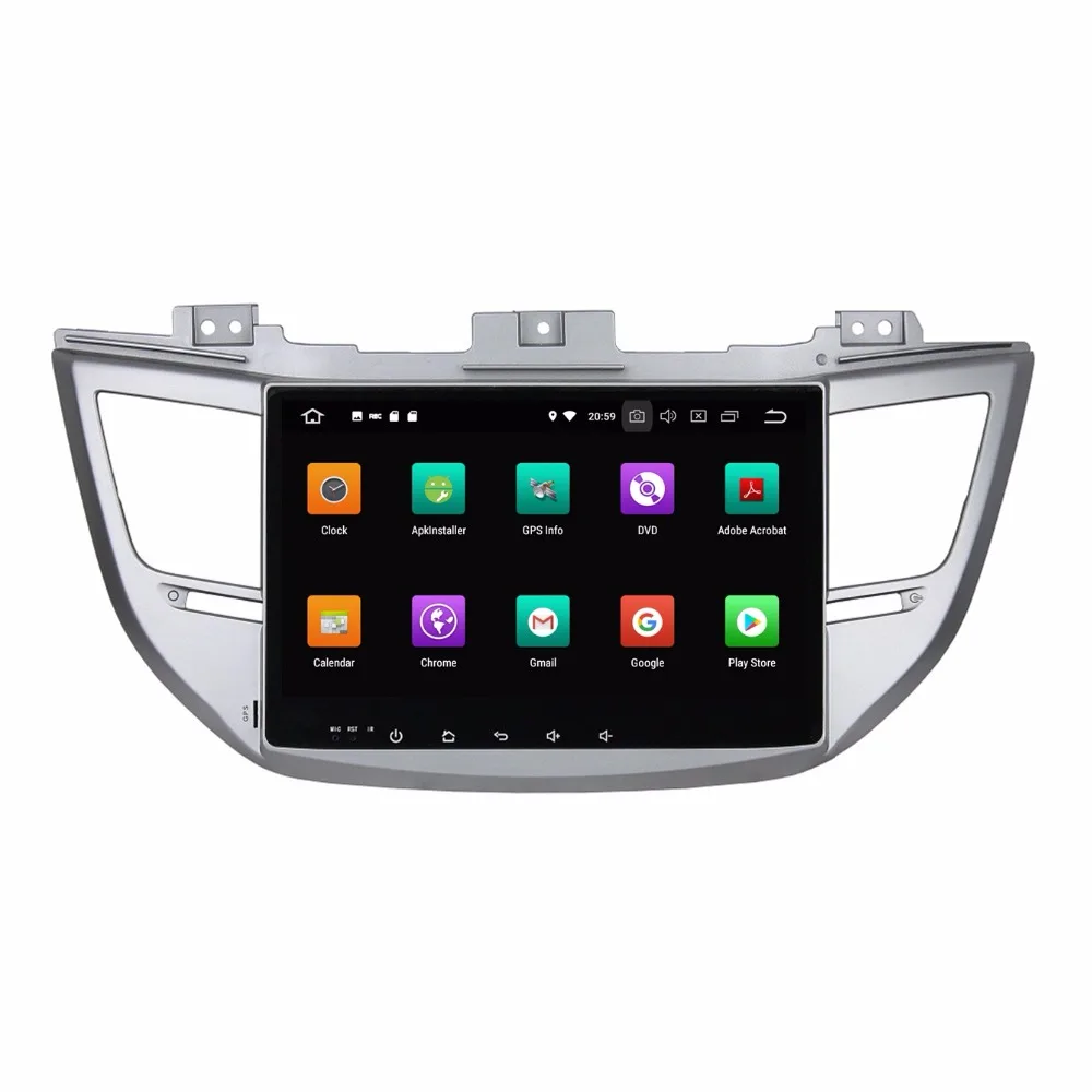 Фото 10.1'' Octa Core 8 core Android 9.0 Car Radio DVD player GPS for hyundai IX35 tucson 2015 2016 64G NAVIGATION 4G RAM stereo auto |