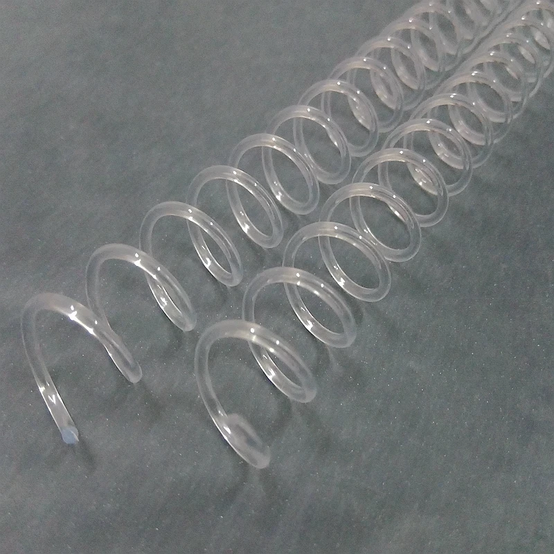 1 шт А4 48 отверстие расстояние отверстия 4:1 Прозрачное пластиковое связывающее кольцо болотное связывающее кольцо одинарная катушка пружина спиральные резиновые кольца