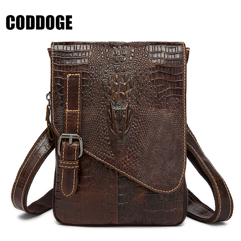 Genuine Leather Men Bag Fashion Leather Crossbody Bag Men Messenger Bags Casual Shoulder