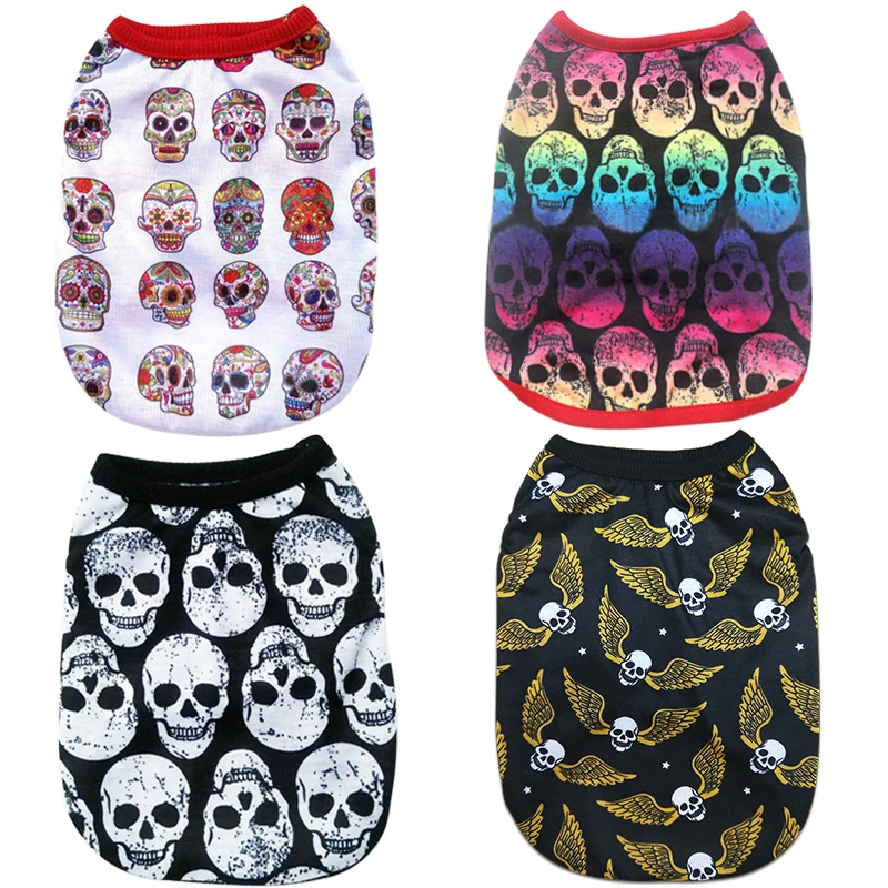 Title 2, New Summer Pet Dog Vest Cat Clothes Cartoon Sku...