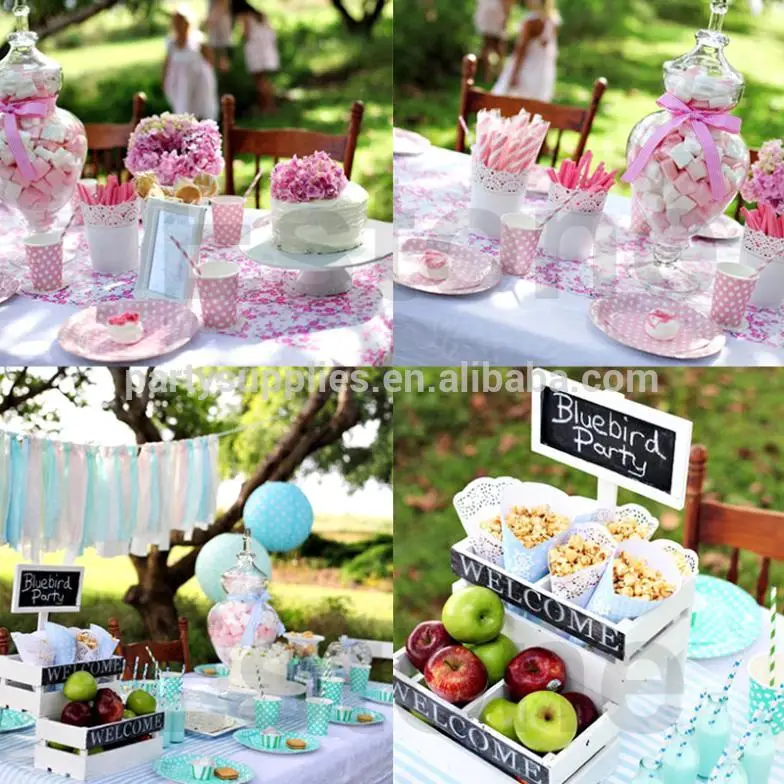 paper straws decoration