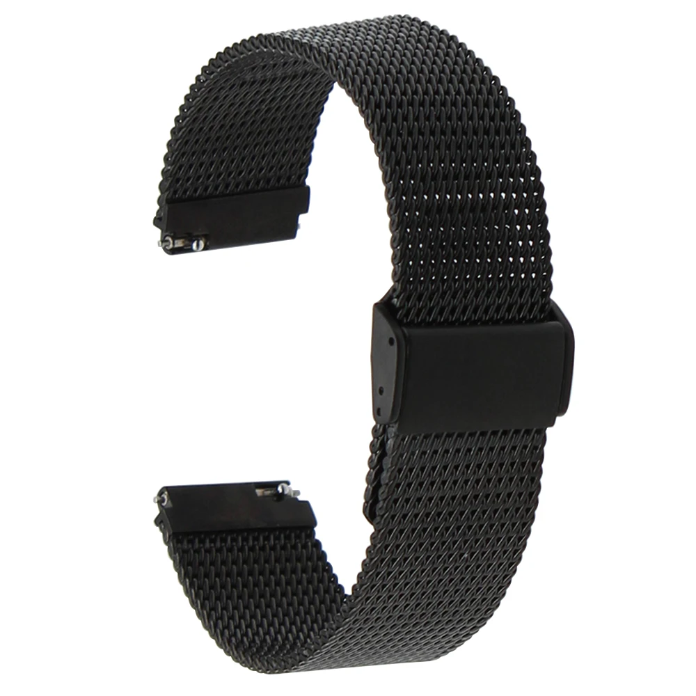 18mm A Sgancio Rapido Milanese Watch Band per DW Daniel Wellington Maglia  di Acciaio Cinturino In Acciaio Del Braccialetto Del Polso Black Rose Oro  argento|band balance|watch band toolband neckties - AliExpress
