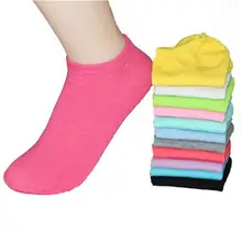 Moda feminina meias doces cores feminino casual macio bonito barco meias curtas tornozelo meias meninas senhoras baixo corte meias