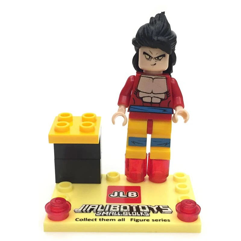 6Pcs Dragon Ball Z Super Heroes Figures Black Kid Goku Perfect Cell Bricks Building Blocks Compatible Legoed Toy Gift For Kids (5)