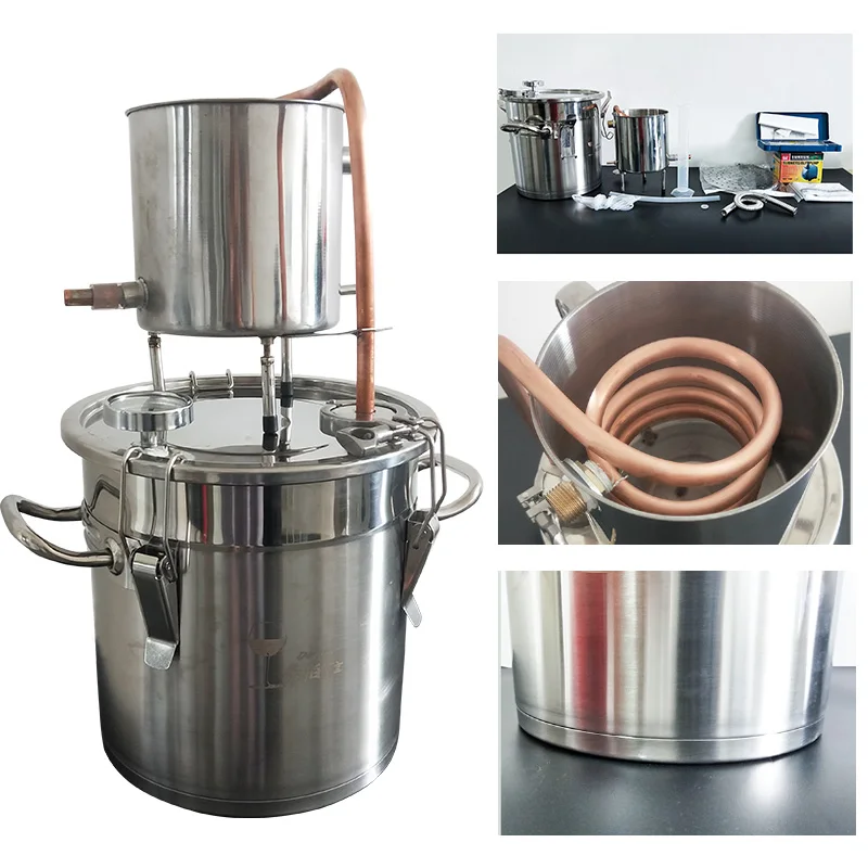 

3Gal/12L Home Alcohol Making Beer DIY Moonshine Distiller for Vodka Making