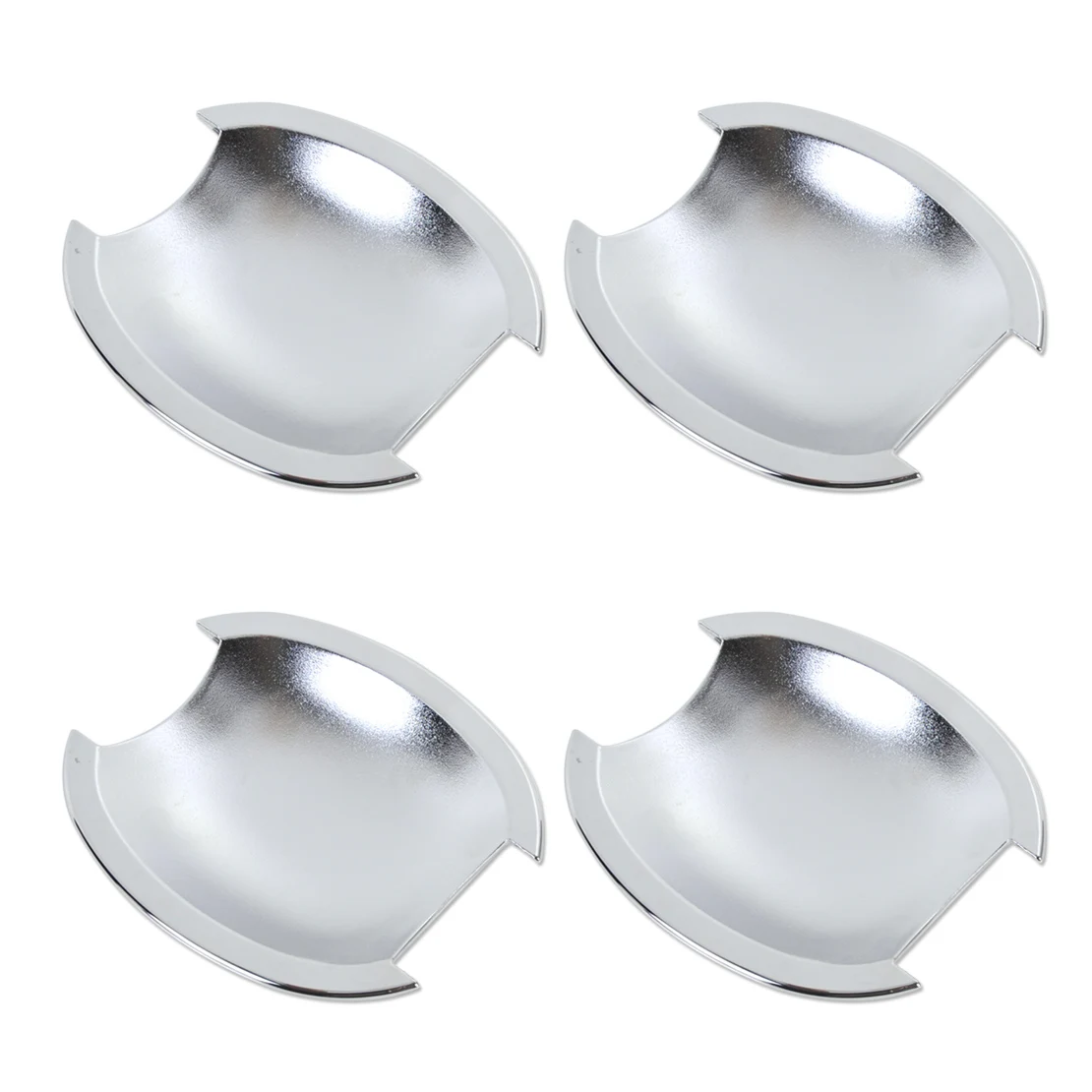 

CITALL 4Pcs Car Chrome Door Handle Cup Bowl Cap Trim Cover Decoration for Nissan Versa Tiida Latio 2007 2008 2009 2010 2011 2012