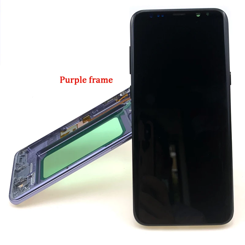 Новое поступление S8 G950 lcd с рамкой для SAMSUNG Galaxy display S8 Plus G955 G955F сенсорный экран дигитайзер