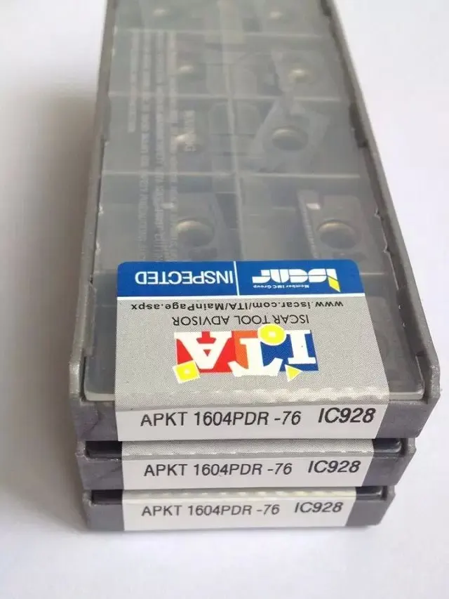 

100PCS Iscor APKT1604PDER-76 IC928 CNC brand carbide inserts milling cutter insert