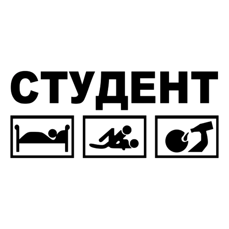 

CS-041#10*24.5cm student funny car sticker and decal vinyl auto car stickers silver/black for bumper