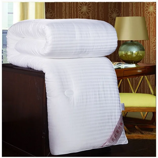 Summer Winter Mulberry Silk Quilts Hand Work Positioning Silk Comforter 100%Cotton Duvet Cover Silk Blanket Bedding Home Textile 6