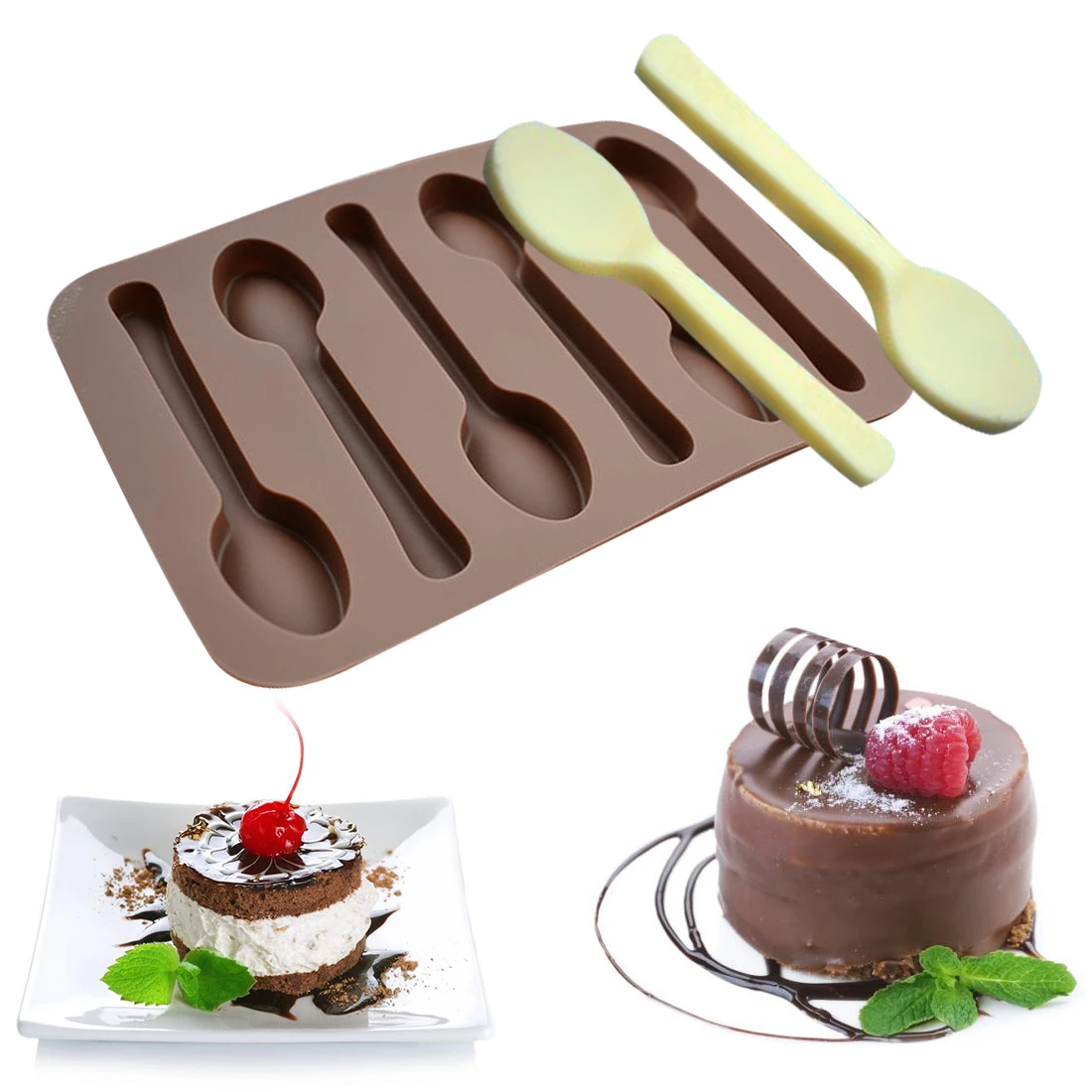 Silikon Schokolade Form 1pc Fondant Formen 6 Locher Loffel Form Seife Sussigkeiten Kuchen Schablonen Kuchen Dekorieren Werkzeuge Kuche Backen Werkzeug Cake Molds Aliexpress