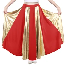 *#Best Price Women Adult Praise Dance Skirt Metallic Splice Pleated Big Swing Full Circle Ballet Skirt Latin Modern Liturgical Dance Wear *#Best Price Women Adult Praise Dance Skirt Metallic Splice Pleated Big Swing Full Circle Ballet Skirt Latin Modern Liturgical Dance Wear