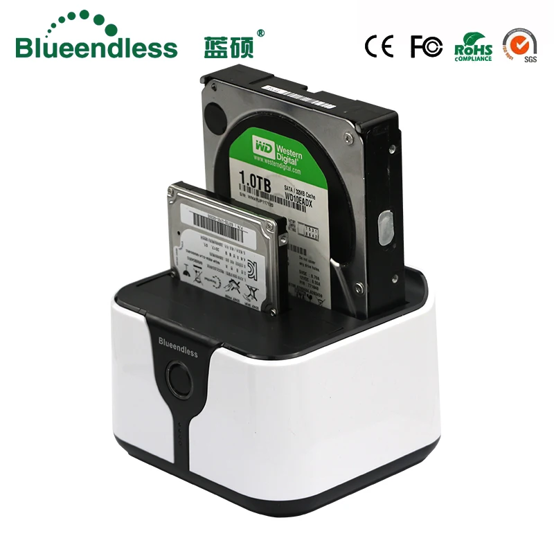 Док станция для жесткого диска 2 Bay 3 5 дюйма Sata на Usb 0 6 Гбит/с|3.5 sata|sata to usb 3.0sata |