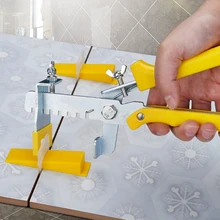 1 шт. Регулируемый локатор плитки прочный желтый пол плоскогубцы локатор выравнивание системы плитки инструменты для установки