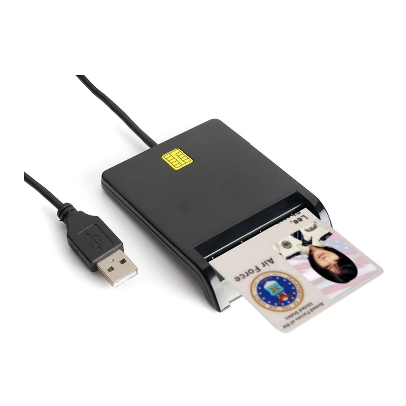 Zoweetek 12026-1 EMV смарт-карта USB считыватель DOD военный USB общий доступ CAC считыватель смарт-карт для SIM/ATM/IC/ID карт