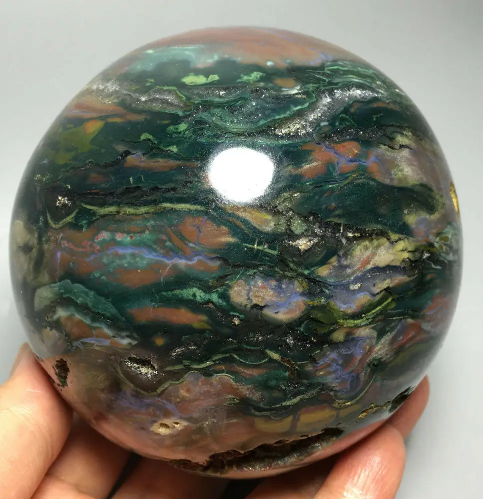 

1682g Ocean Jasper Natural Ocean Jasper Quartz Crystal sphere BALL Healing ramadan gifts