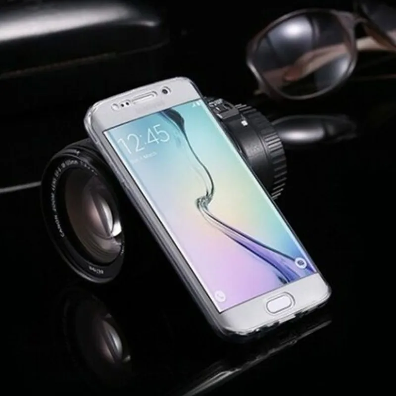 

For Samsung Galaxy S9 S8 Plus Note 5 4 3 Double Sided TPU Ultrathin Transparent Soft Case For Samsung Galaxy S7 S7edge S6edge