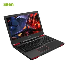 BBEN Windows 10 Laptop Gaming Computer Intel I7 7700HQ Kabylake 6G NVIDIA GTX1060 8G Ram 128G 1T HDD Rom RGB Mechanical Computer