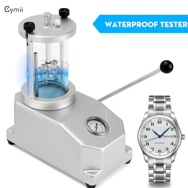 

Cymii Watch Waterproof Tester Tool Watchmakers Watch Case Resistance 6 ATM 2 Watches Repair Tools Kits Test Machine