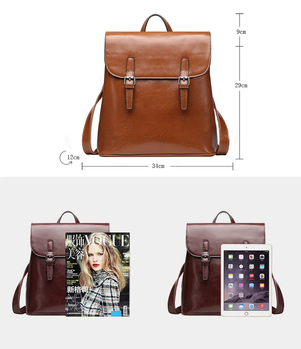 ZROM брендовый рюкзак, высококачественные кожаные ретро рюкзаки для девочек-подростков, женская школьная модная сумка на плечо, рюкзаки