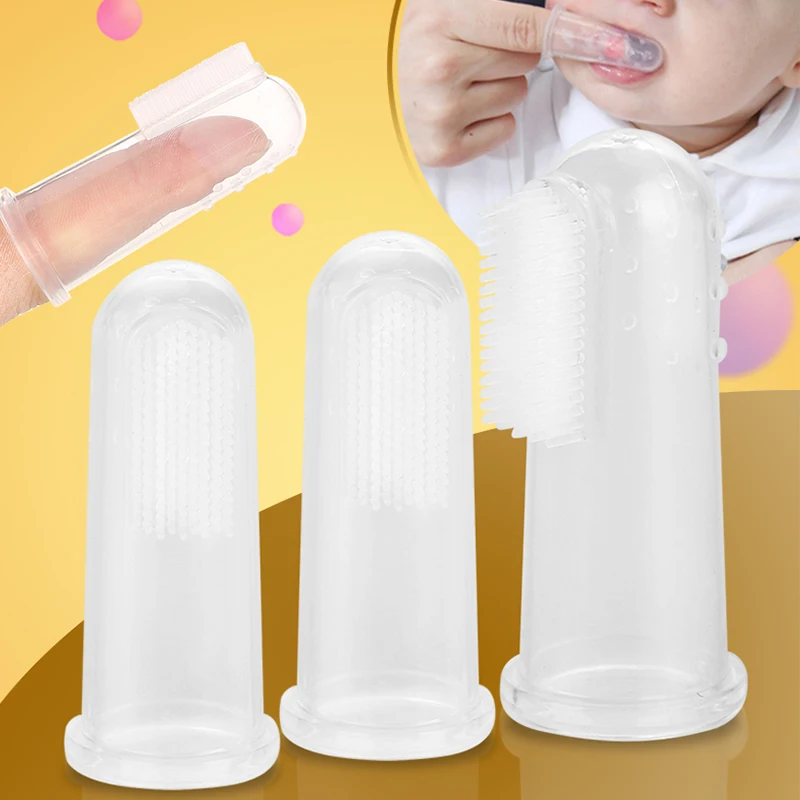 3 шт. детская зубная щетка мягкая силиконовая зубная щетка для младенцев резиновое очищение и массаж учебная щетка набор детский Прорезыватель