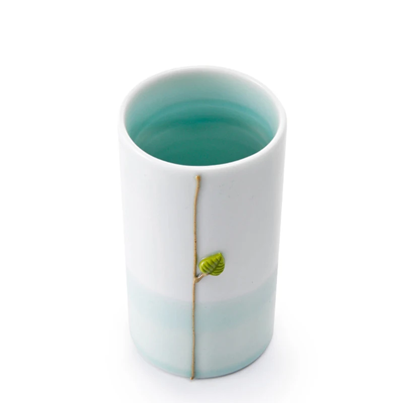 1Pc Unique Ceramic Cup Retro Style Jingdezhen Hand-made Chinese Tea Cups Porcelain Coffee Tea Cups and Mugs Drinkware Mug Gifts