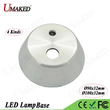 1 шт. светодиодный свет винтом M10 Диаметр 90 x, маленького размера, круглой формы с диаметром 32 мм Dia100X32MM свет держатель шланговая база чехол Наборы DIY аксессуары Alumimun база для фары