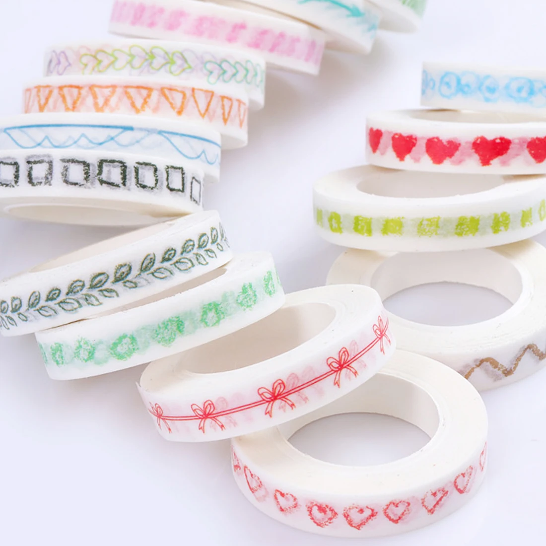 8 мм * 10 м милые Lotkawaii цветок еда простые декоративные васи ленты DIY Скрапбукинг