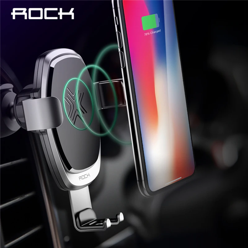 

Car Mount phone holder Qi Wireless Charger 10W USB Wireless Fast Charging Pad Gravity stand support for universial mobile phone