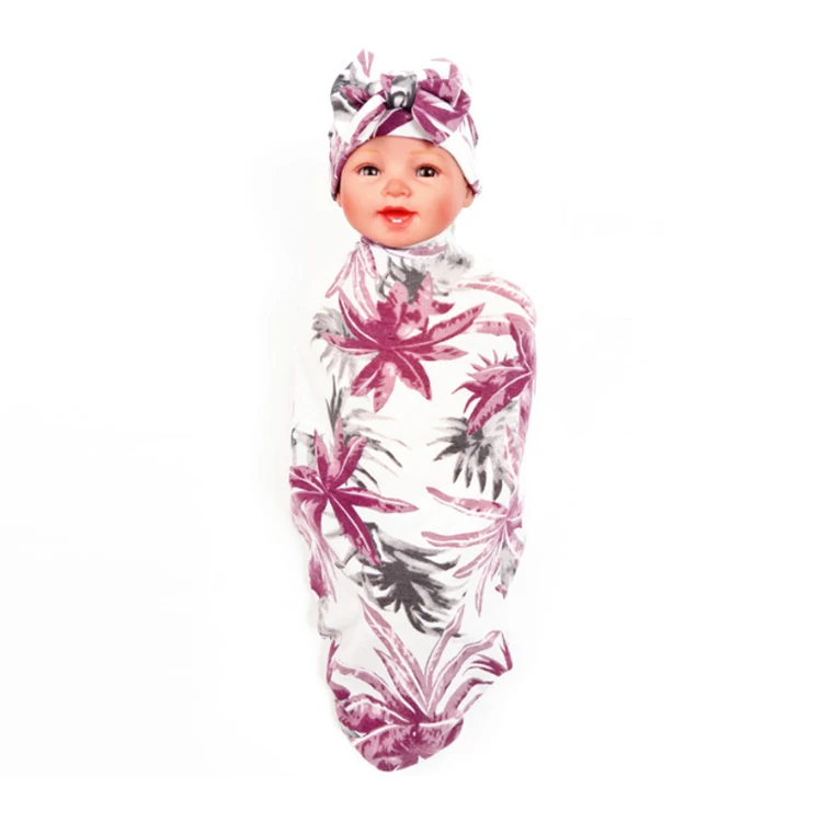 Модные детские конверты для фотосессии одеяла с шиной, Набор детских цветочных хлопчатобумажное одеяльце для девочек, детские одеяла для новорожденных