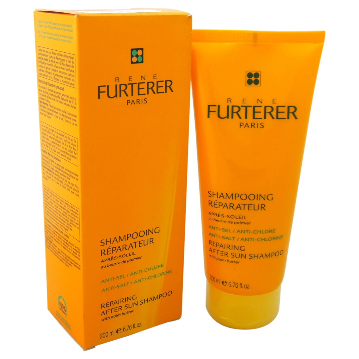 Sun Care Repairing After Sun Shampoo With Palm Butter by Rene Furterer for Unisex - 6.76 oz Shampoo