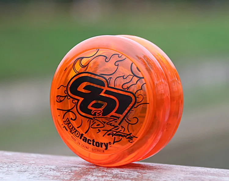 YYF Blackcat Go 2A YOYO live sleep yoyo для начинающих Практика yoyo 10 струн в подарок - Цвет: orange