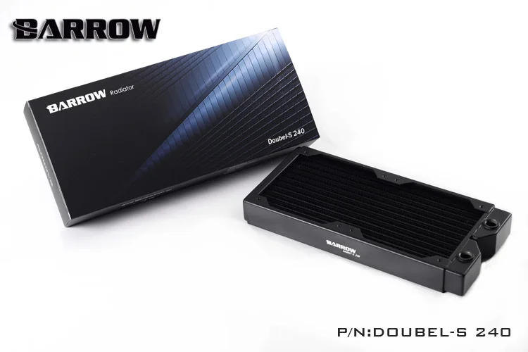 

Barrow 240MM double wave water cooling copper radiator 34MM thickness,120mmx2 12cm series rgb fan Double-S 240