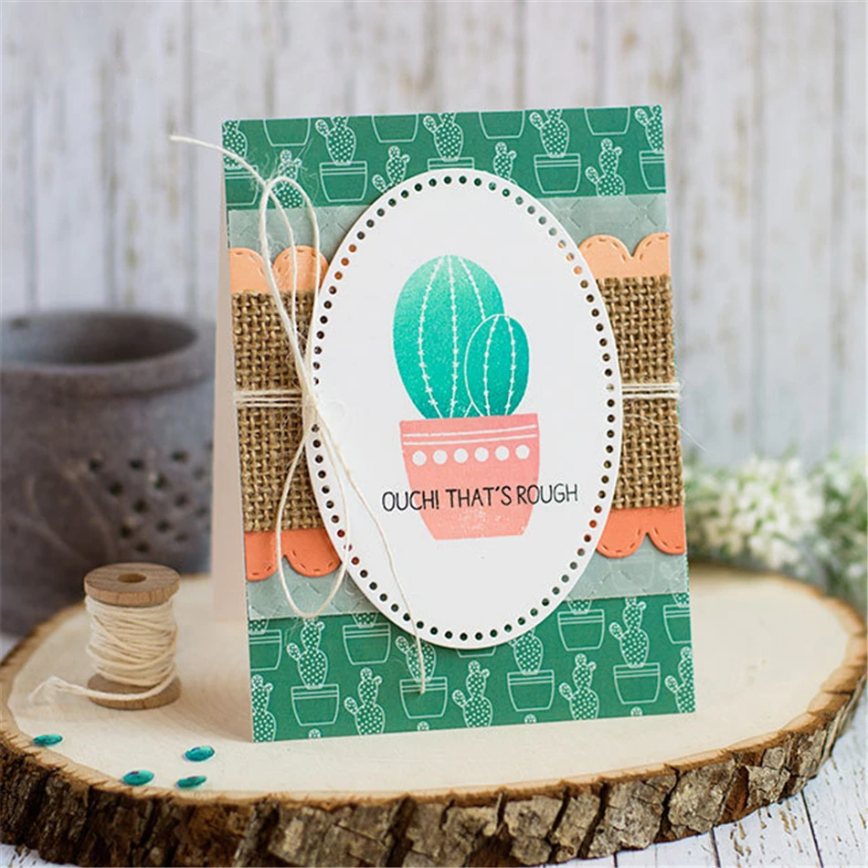 

InLoveArts 3PC/Lot Dual Dotted Oval Die New 2019 Metal Cutting Dies Stencil for DIY Scrapbooking Decorative Embossing Cards Dies