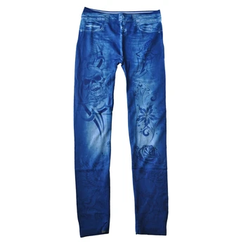 

Comfortable Sexy Skinny Leggings Women Stretchy Leggings blue